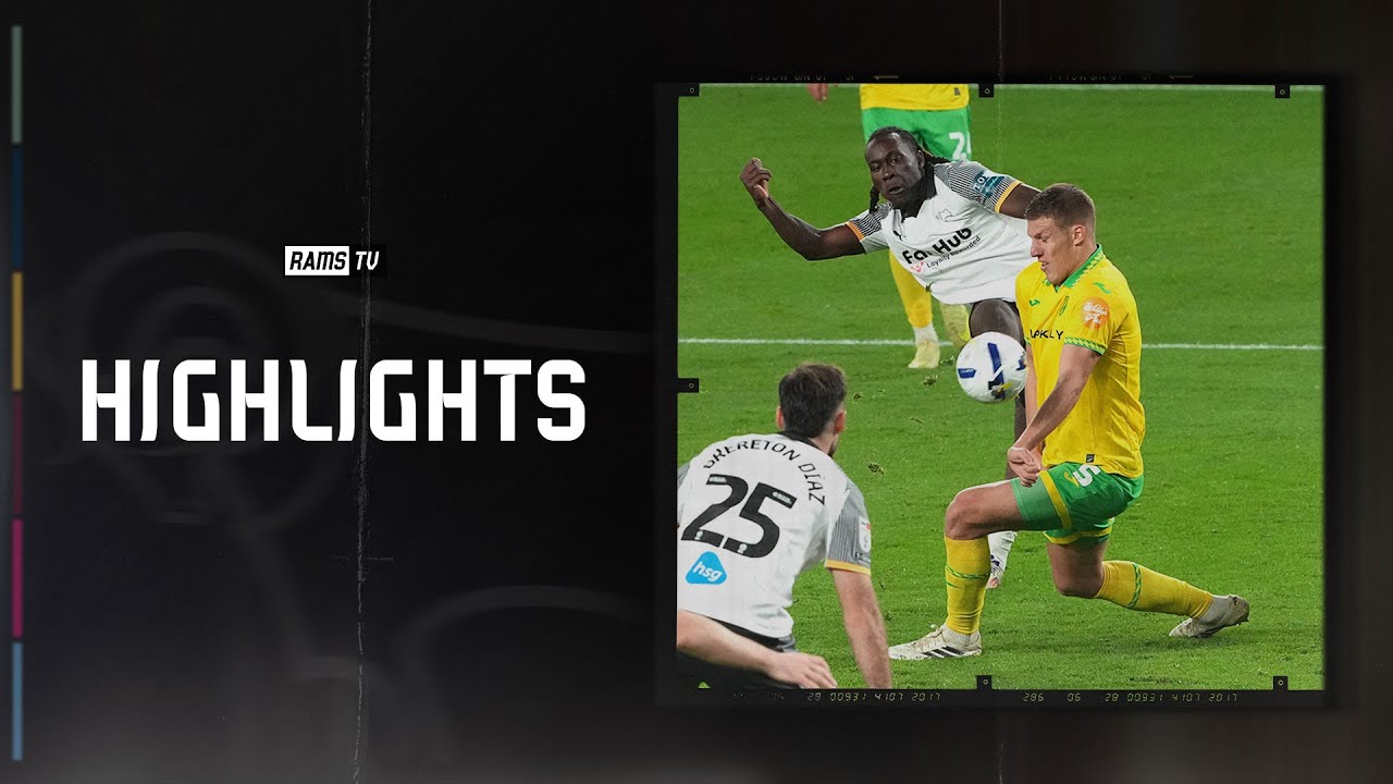 HIGHLIGHTS | Derby County vs Norwich City