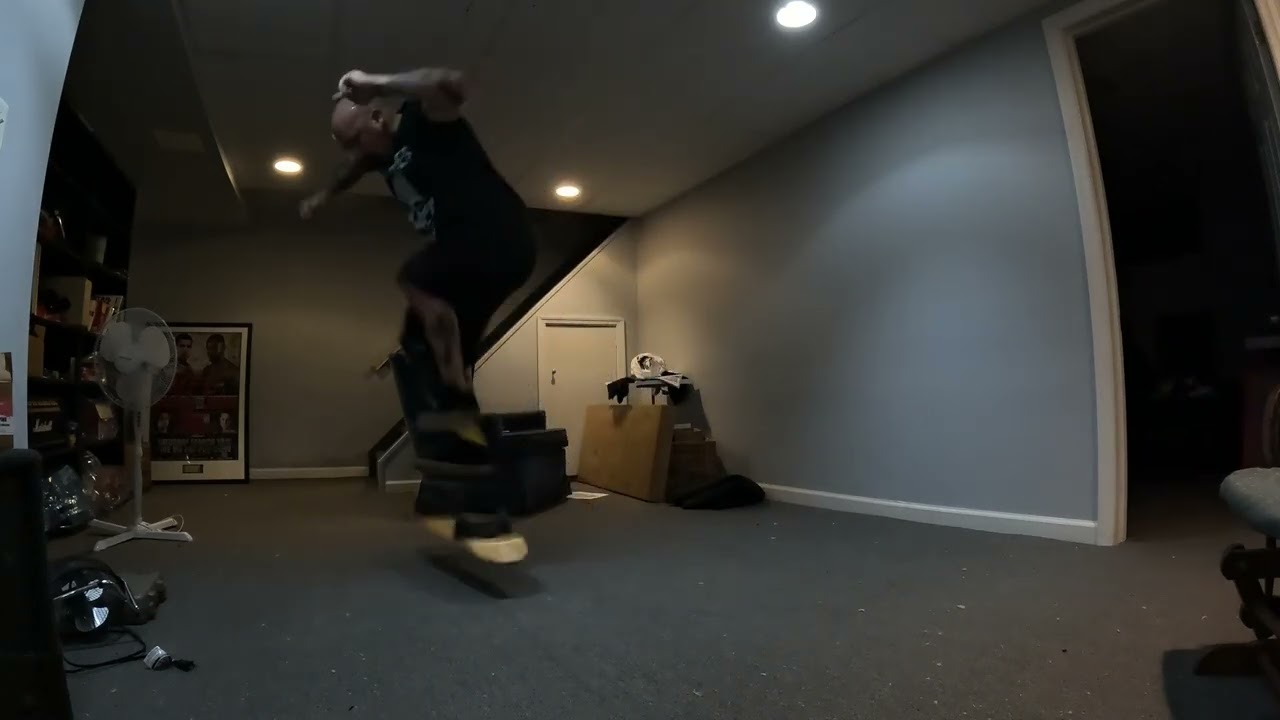 shuv one foot land under flip on soft trucks