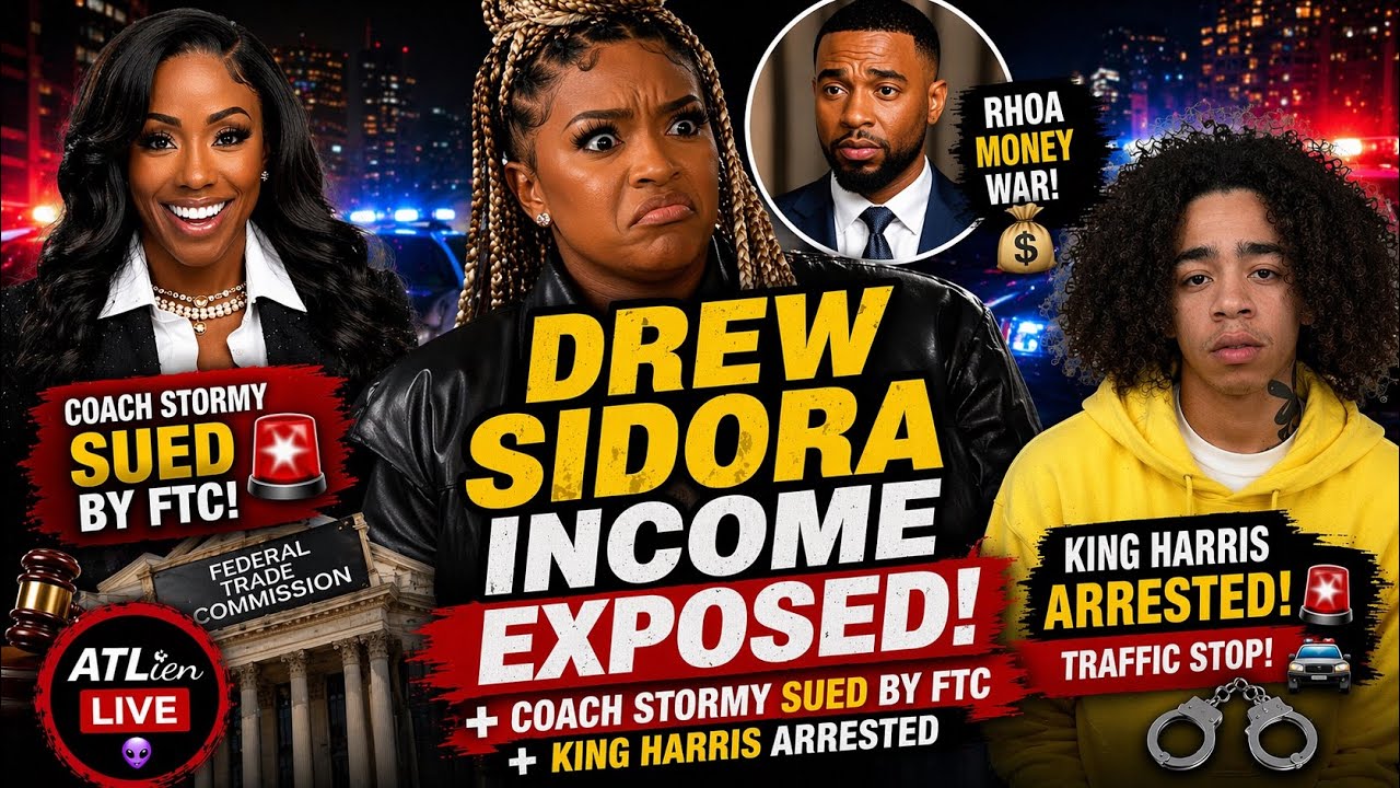 Drew Sidora Income EXPOSED + Coach Stormmy SUED by FTC + King Harris ARRESTED 