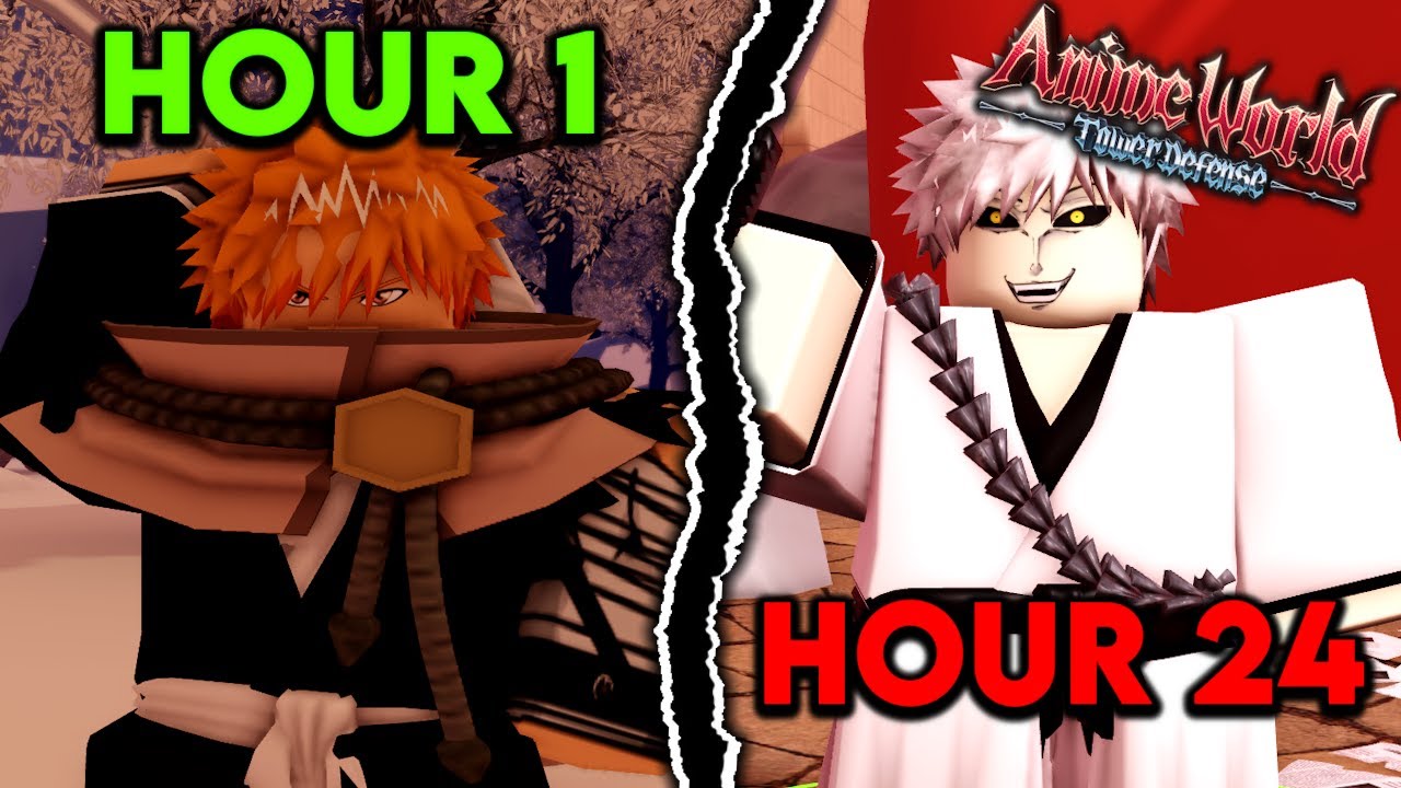 I Played New Anime World Tower Defense Update For 24 Hours And Became The BEST!