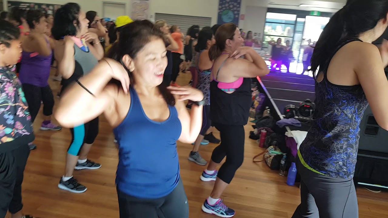 Sara at Rudi's 7th Zumbanniversary