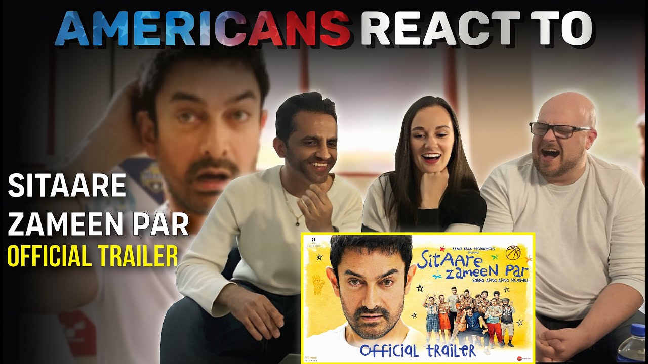 Sitaare Zameen Par Official Trailer Reaction by New Yorkers | Aamir Khan, Genelia Deshmukh