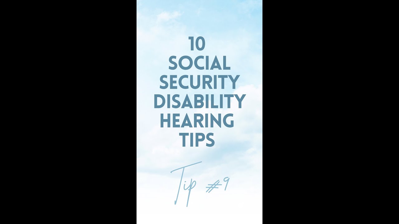 10 советов по слуху SSDI &ndash; Совет 9 #SSDI #SSI