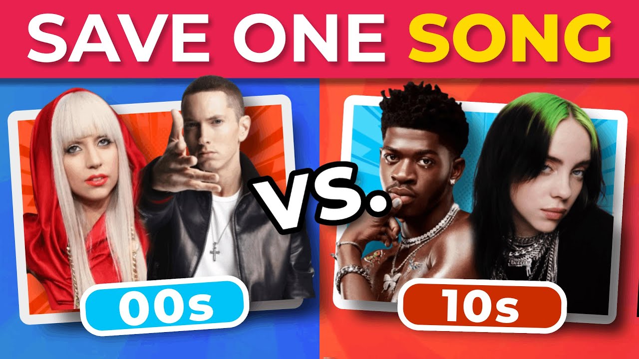 SAVE ONE SONG 🎸 00s vs. 10s EDITION | Music Game