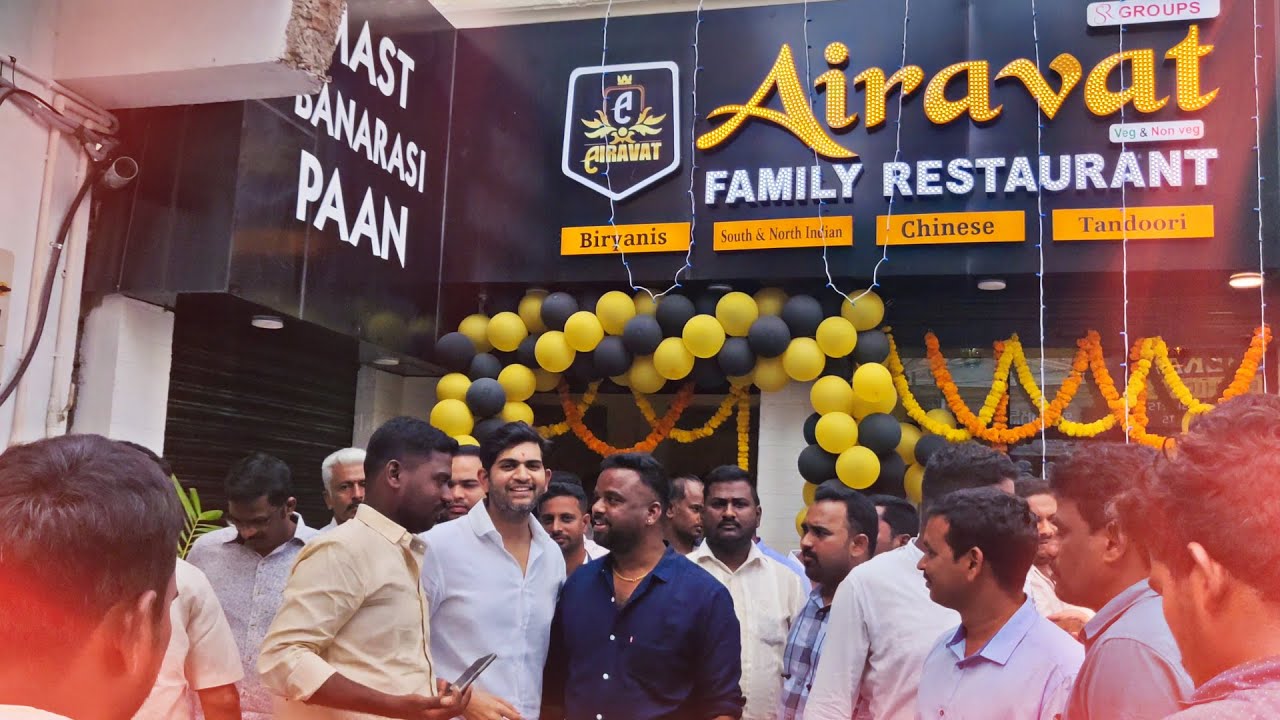 New Airvat Family Restaurant I Opening Ceremony By I JC Ashmit Reddy