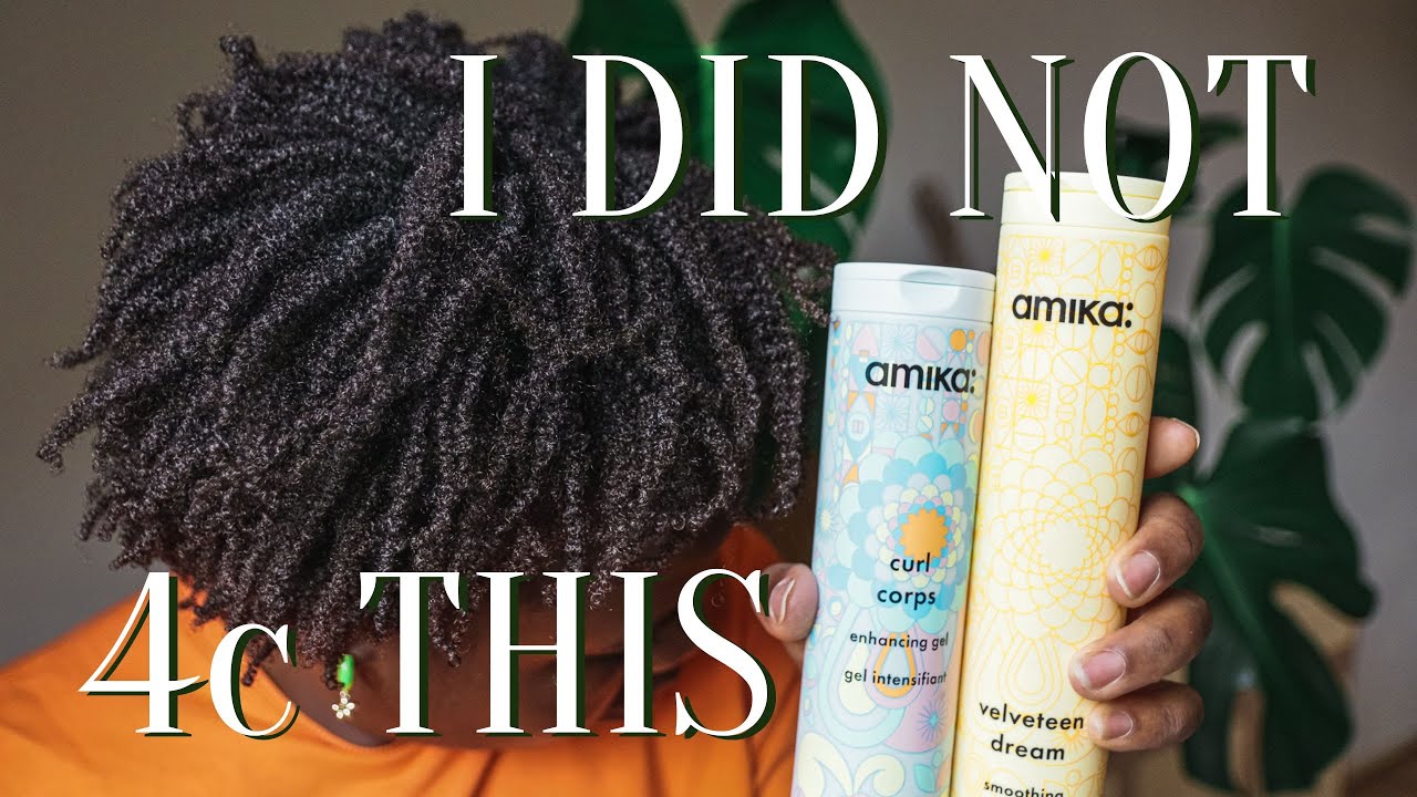 AMIKA ON BLACK HAIR | 4c WASH AND GO REVIEW