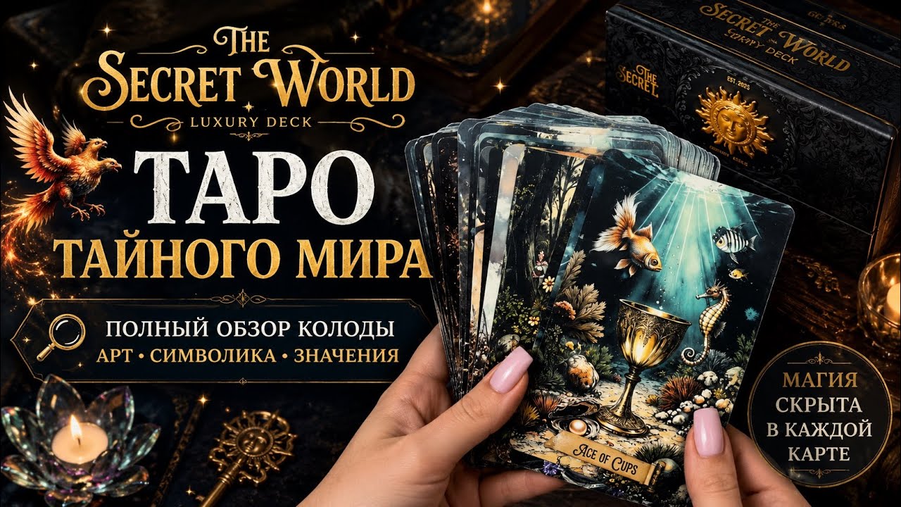 The Secret World tarot 🐦‍🔥Таро Тайного Мира обзор колоды 