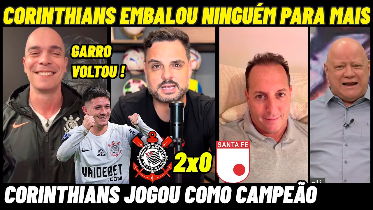 CORINTHIANS JOGA MUITO VENCE A SEGUNDA NA LIBERTADORES ! MELHORES MOMENTOS CORINTHIANS 2X0 SANTA F&Eacute;
