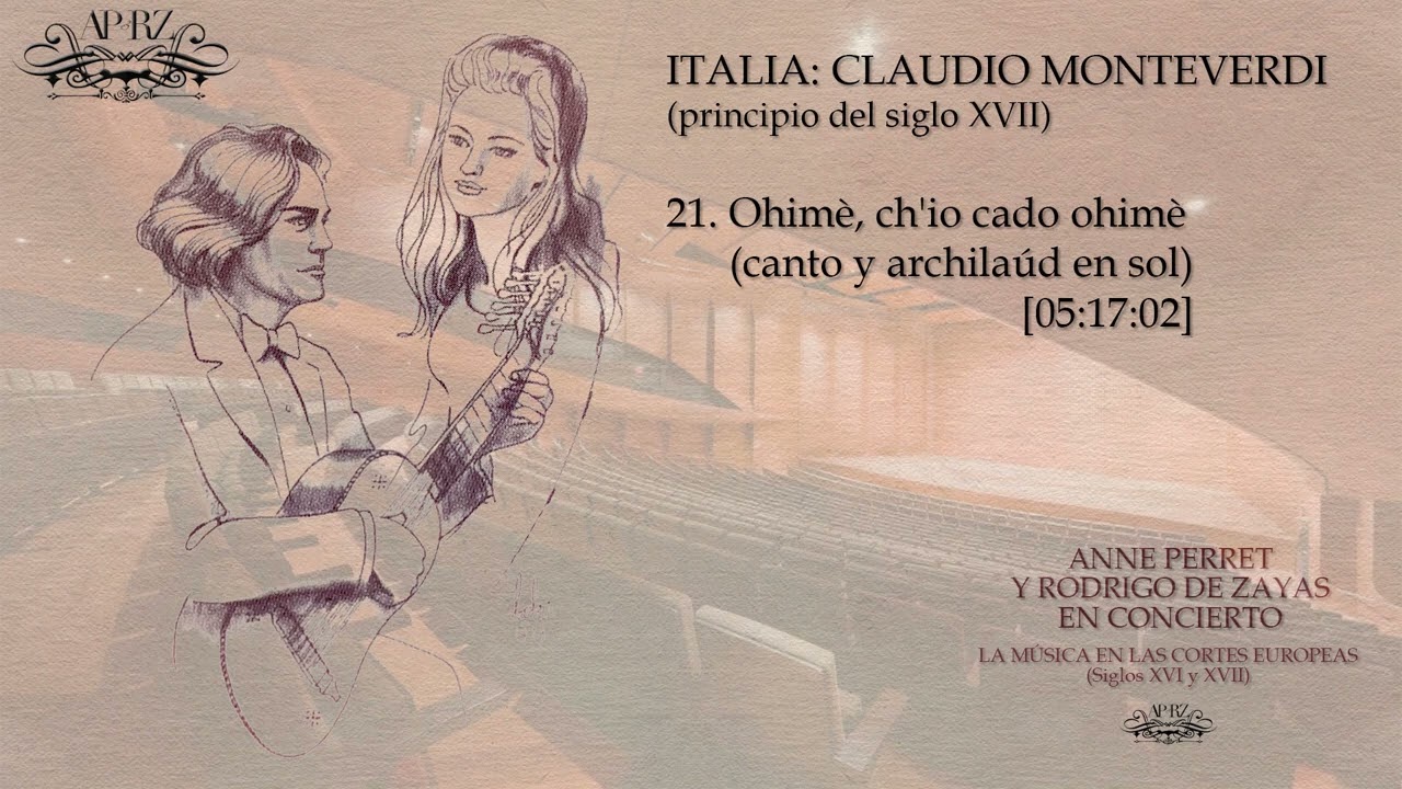 21 Ohimè, ch'io cado ohimè [CLAUDIO MONTEVERDI]