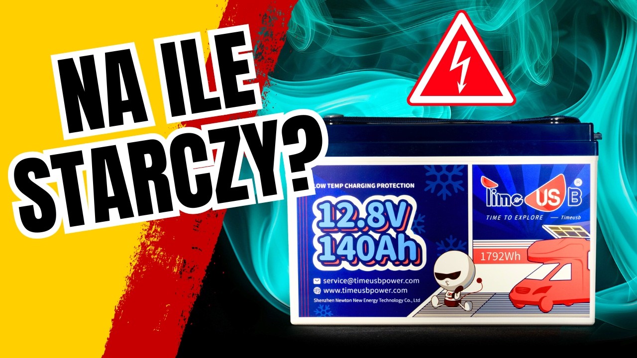 Ile prądu zużywa przyczepa kempingowa – LiFePO4