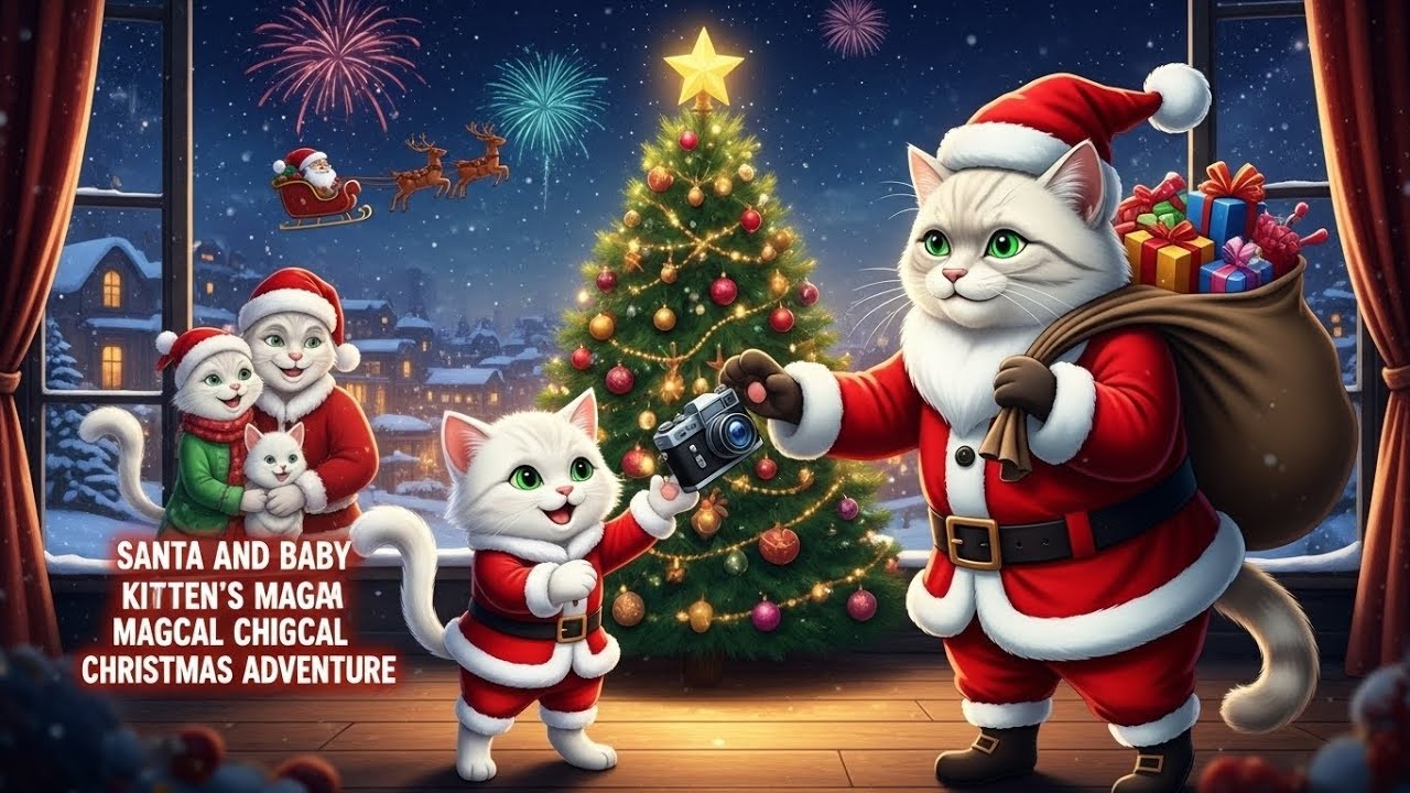 🎄 OMG Santa and Baby Kitten's Magical Christmas Adventure ❄️🐱 ❄️🐱