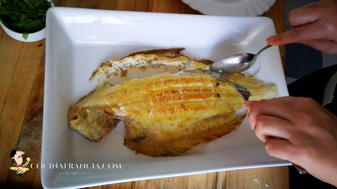 Lenguado Menier, cocina francesa. Sole Meunière