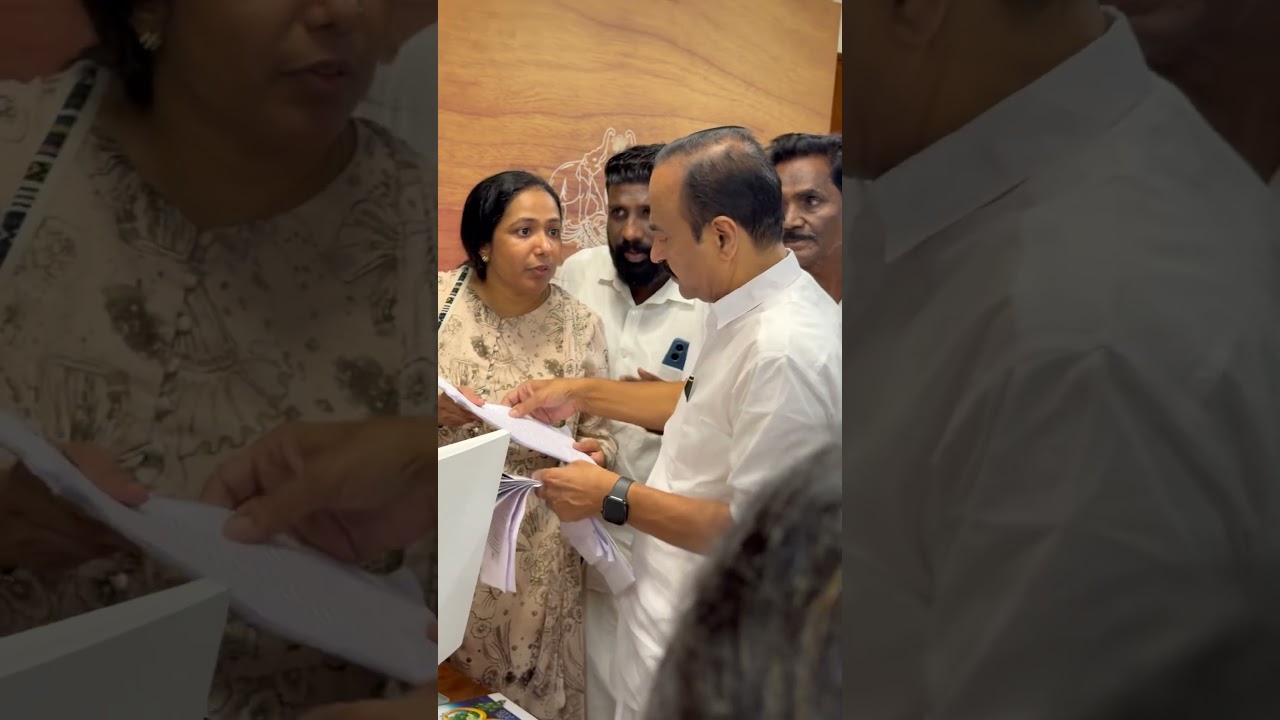 Moments from Kerala CM&rsquo;s Office 🔥#vdsatheesan #trivandrum #keralacm
