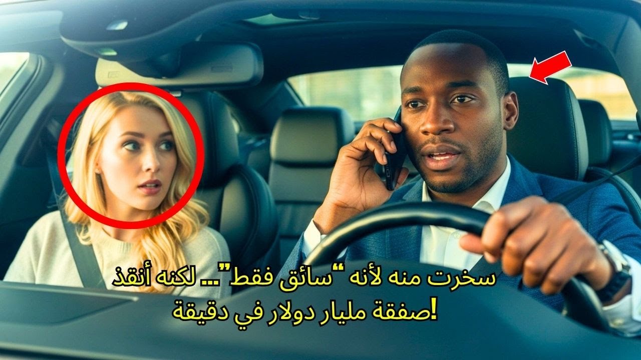 سيدة أعمال تضحك على سائقها الأسمر… ثم يكتشف الجميع أنه يتحدث ٩ لغات!