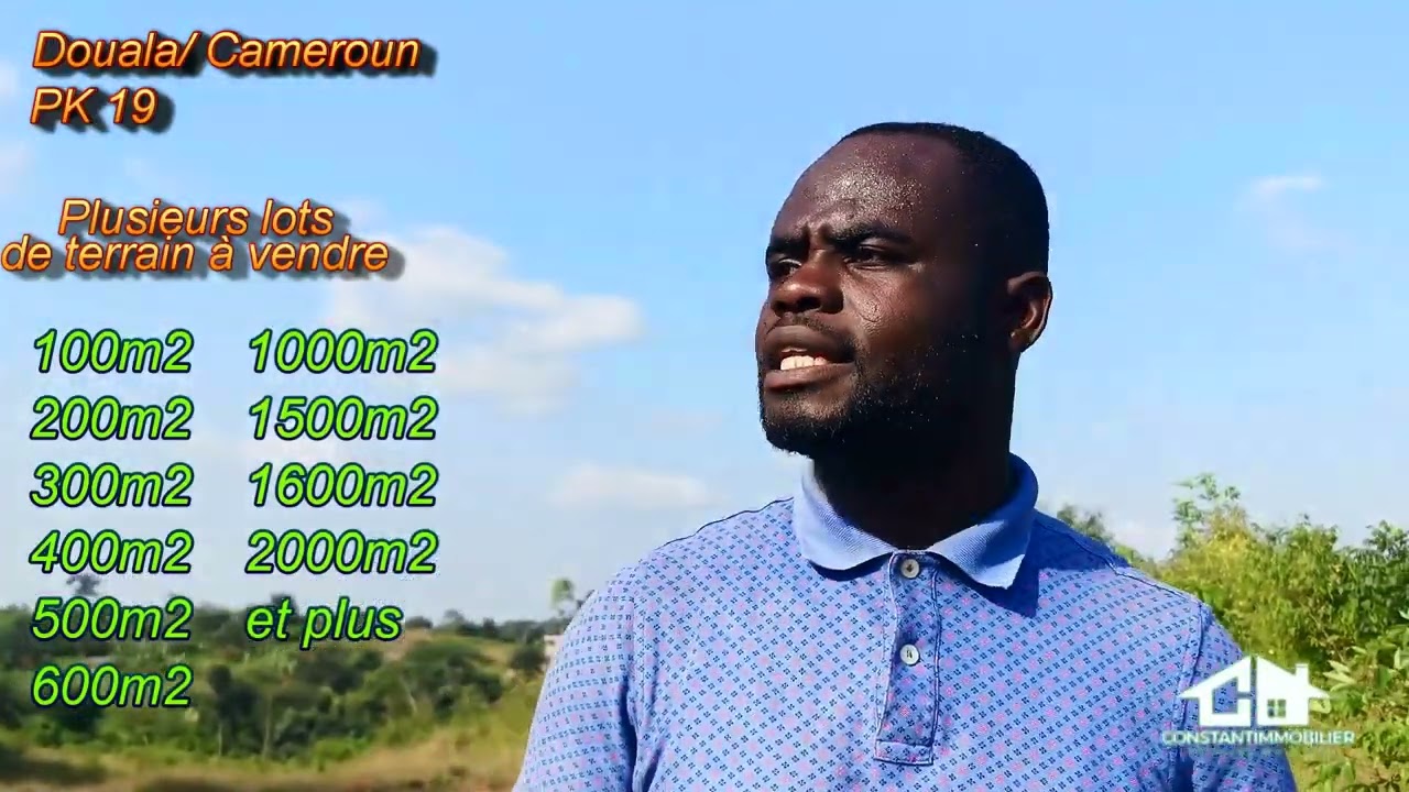 Douala-PK19 plusieurs lots à vendre  bon prix... 10000f...12000f..15000f/m2..(+237) 697444141