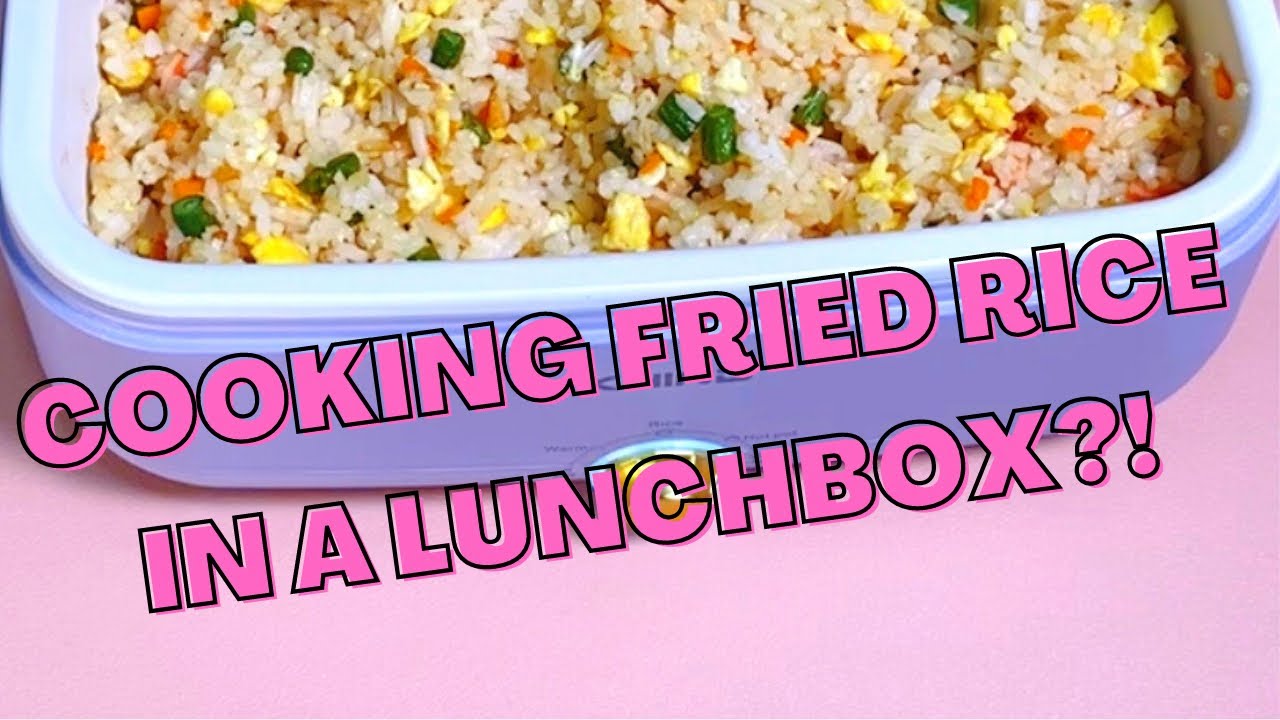 Cooking with an electric lunch box?! Pt. 2 - Steamed Rice & Fried Rice 🌸 Khind Multifunction Lunch