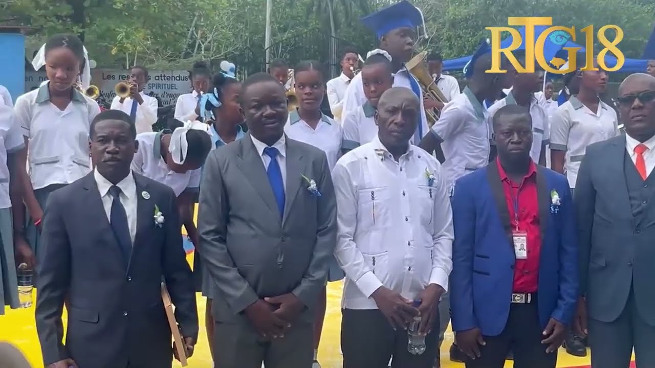 Compassion Internationale Haïti ak sipò lòt patnè inogire 4èm lekòl yo konstwi nan komin Lazil.