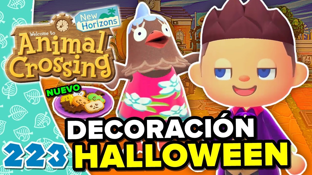 EMPIEZO A DECORAR MI ISLA PARA HALLOWEEN! ANIMAL CROSSING NEW HORIZONS #223