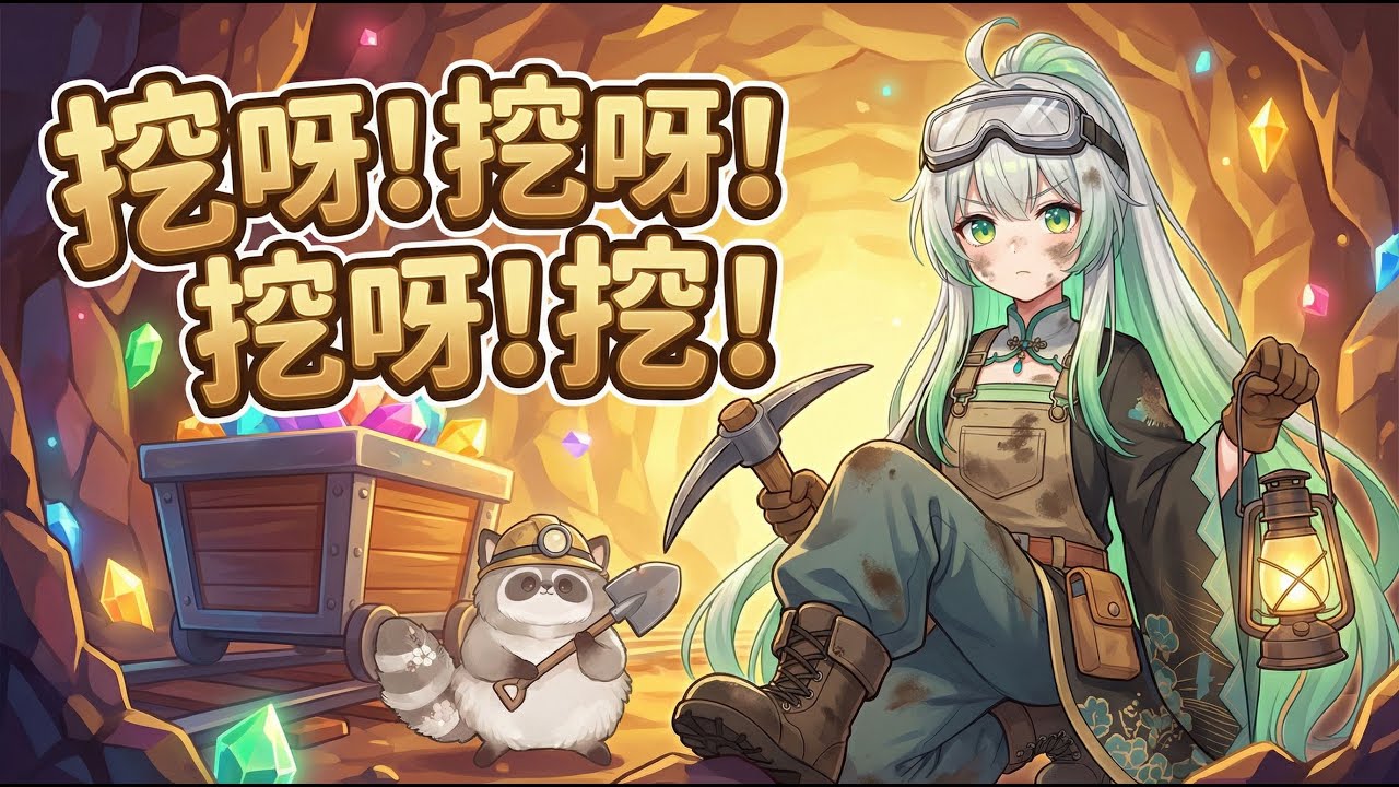 【Deep Rock Galactic】挖挖挖! 挖礦工?! 很高興和三位小夥伴一起直播 1/24 14:00 不見不散【湯川茶々】