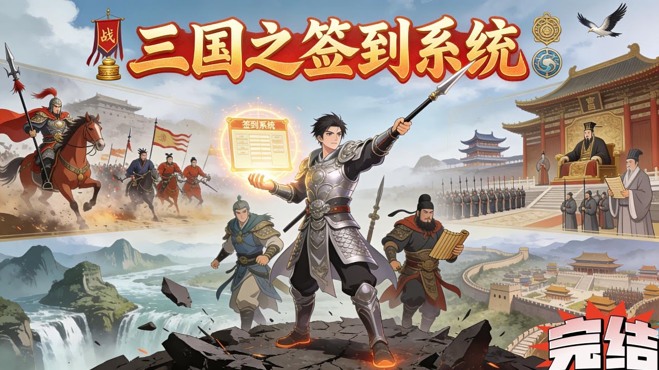 《三国之签到系统》穿越到了大汉末年，成了一个小家族的公子哥。躺着摆烂 尽情享受?系统:不存在的，宿主给我起来争霸天下。#推文#有声 #三国