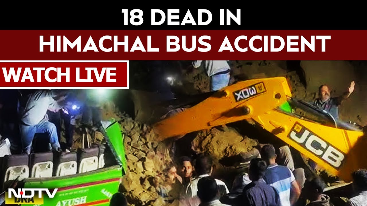 Himachal Landslide News | At Least 18 Killed After Bus Hit By Landslide In Bilaspur District