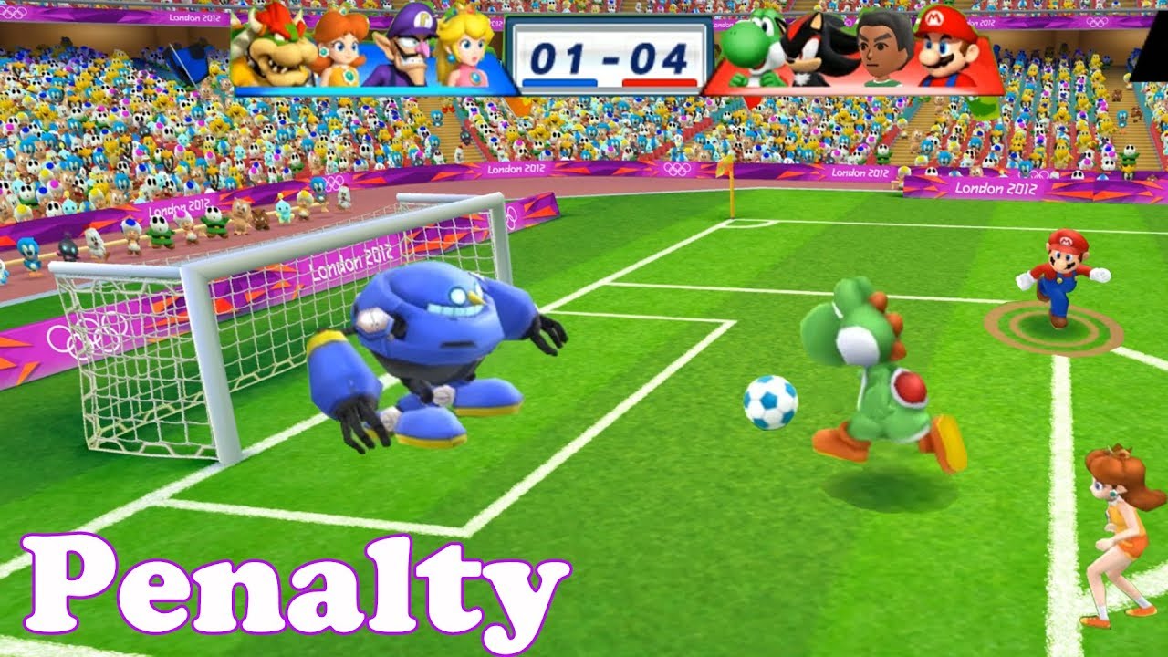 Mario & Sonic At The London 2012 Olympic Games Football #113 With Yoshi, Shadow, Mii, Mario