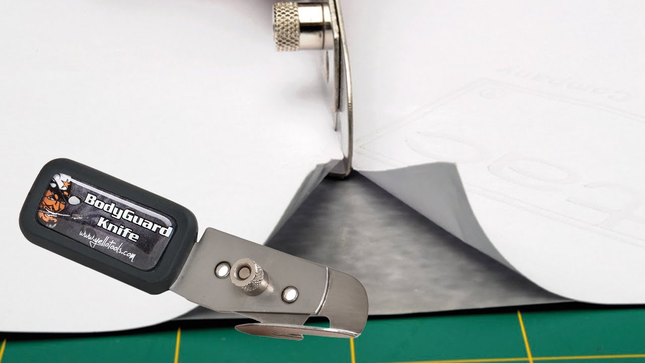 Yellotools VinylGuard Knife (Bodyguard Knife) - The Original Vinyl Backing Paper Slitter | SIGNGEER