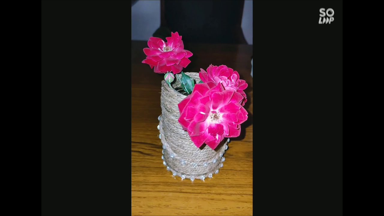 || Plastic bottle rope craft || 