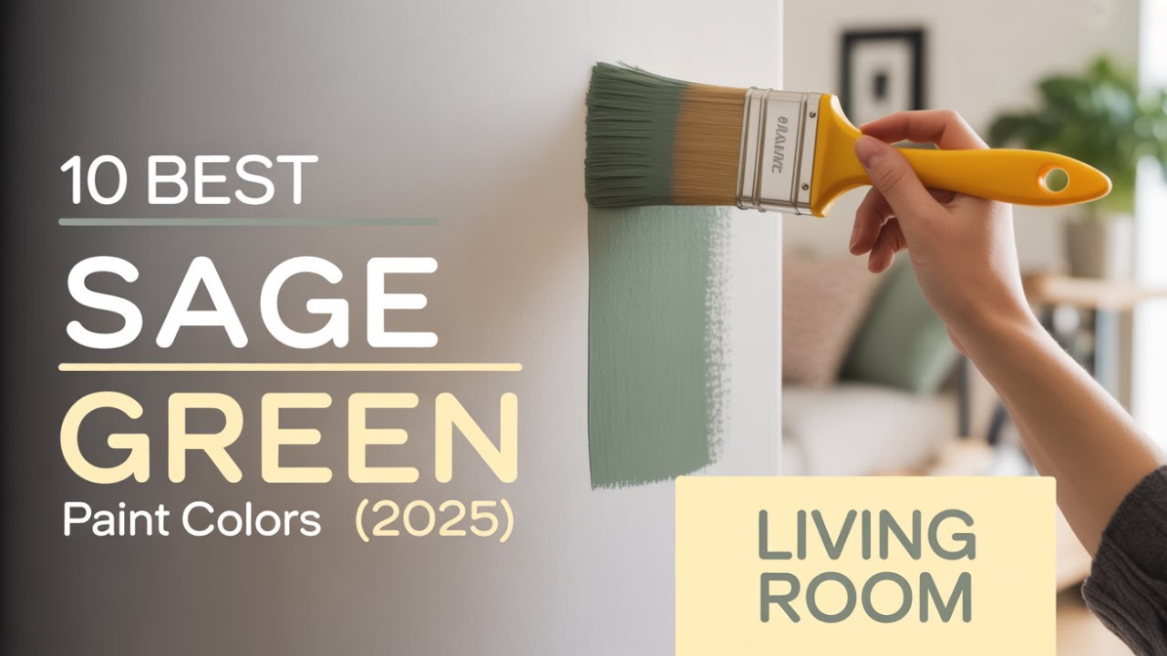 10 Best Sage Green Paint Colors for Living Room ( 2025 )