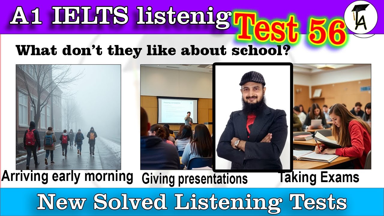 A1 IELTS Life Skills Listening 56 с ответами: Новый тест по аудированию