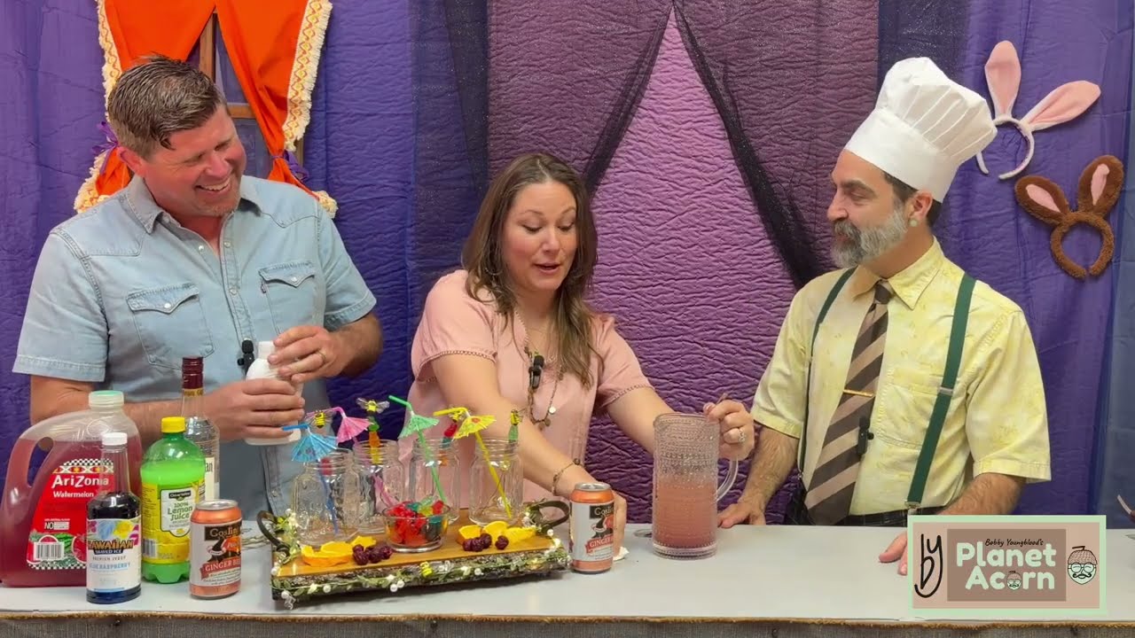 Hi & by: Bobby's Blended Beverage Bonanza #3 - KIRBY Art Pete & Alli Kirby - The Bear on the Square