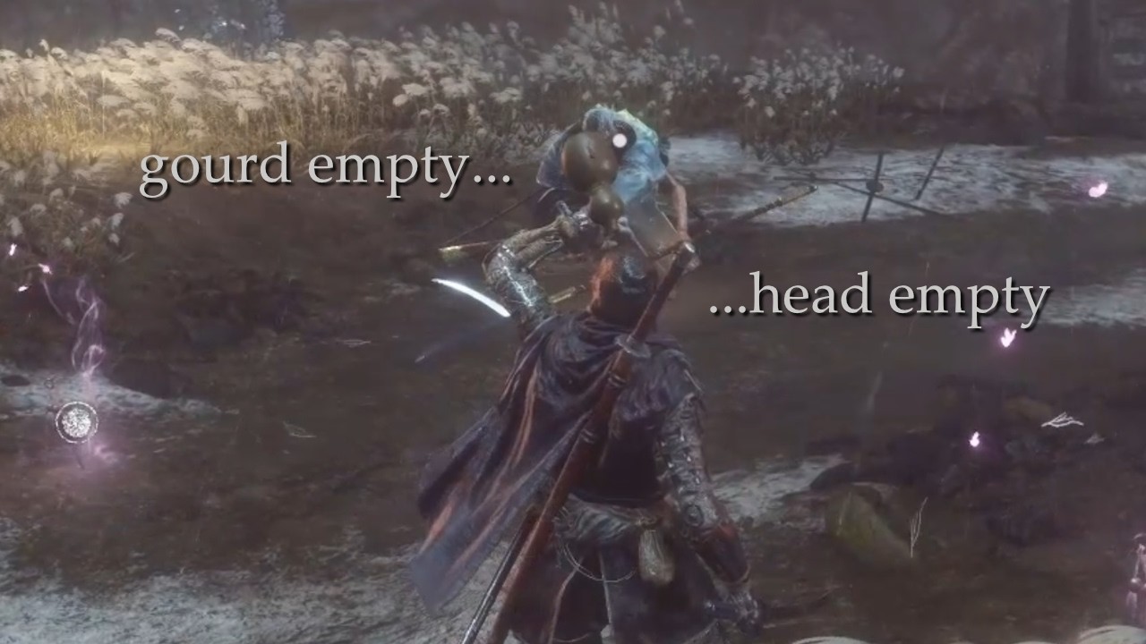 Sekiro - NG+3 Charmless Demon Bell - Sword Saint Isshin