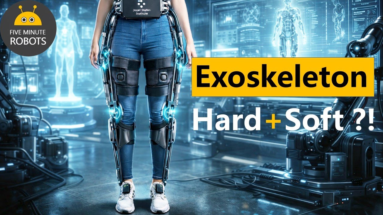 Exoskeleton | This Hybrid Exoskeleton Mixes Rigid and Soft Structures！