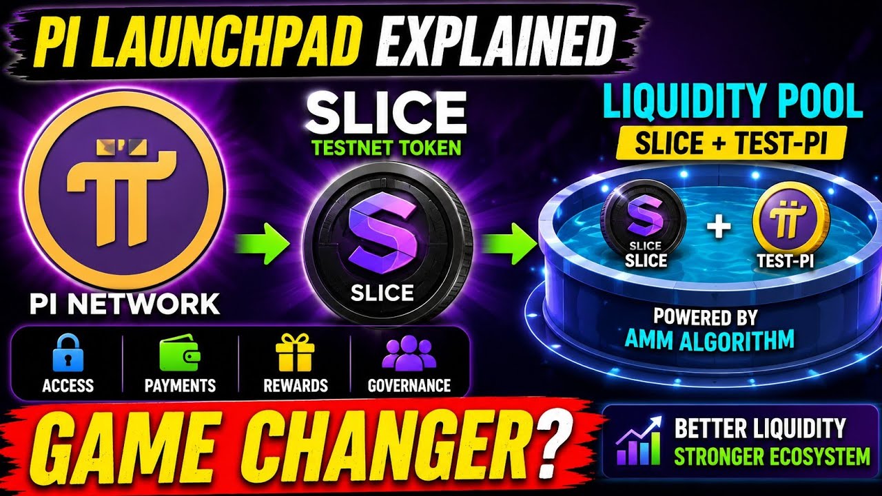 Pi Network Launchpad Explained | How the SLICE Liquidity Pool Works | Future of Pi Ecosystem