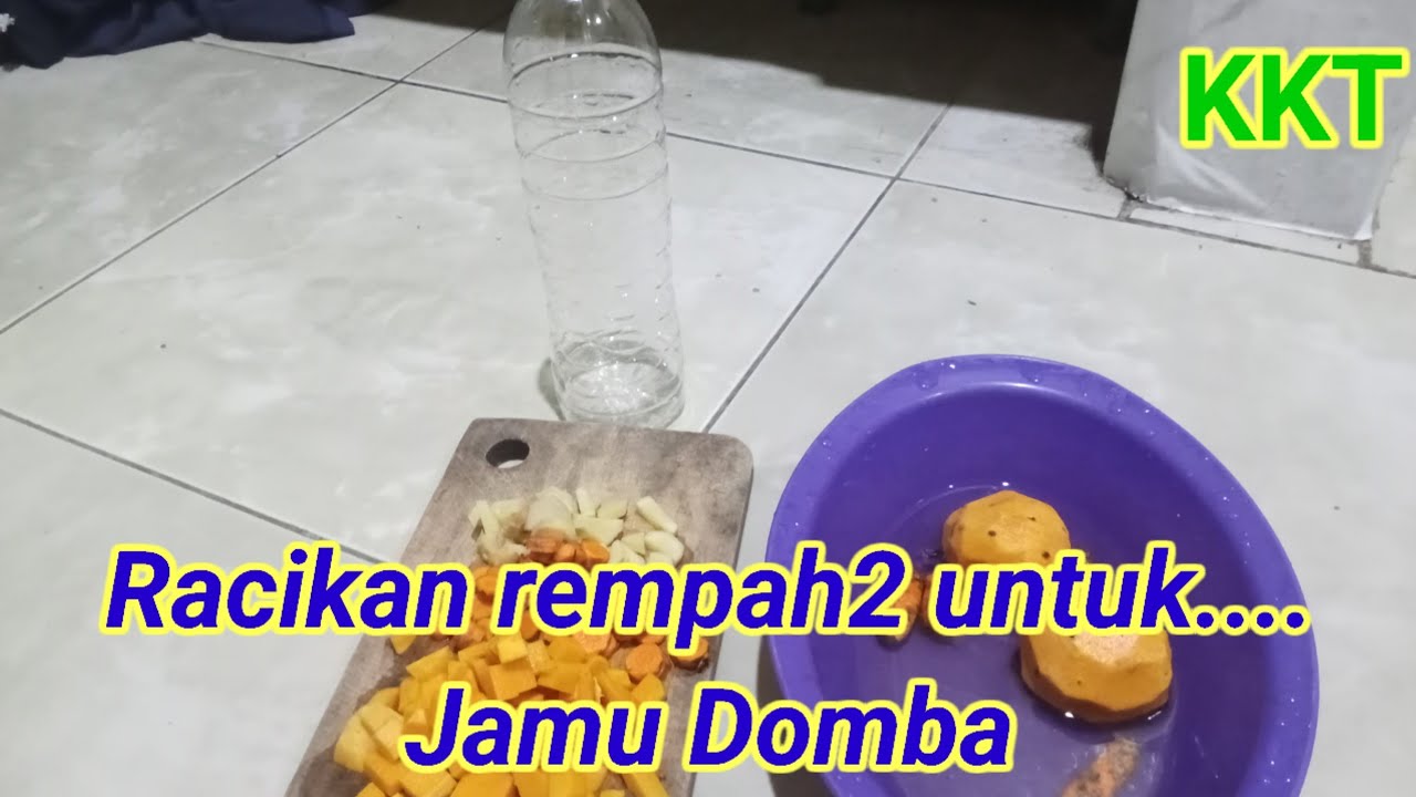 Ramuan (Jamu) buatan sendiri....Domba jadi sehat.
