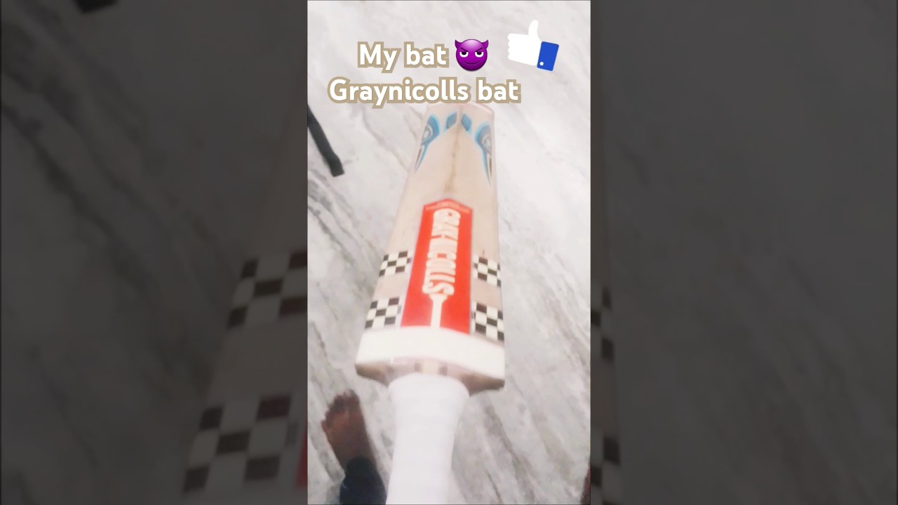 My bat😈🤯#Graynicollsbat #cricket #shortsfeed
