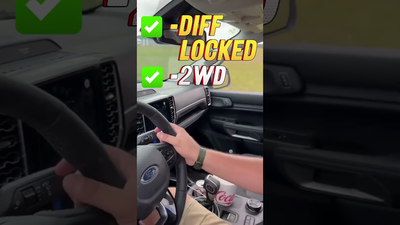 Ford Ranger DIFF Lock BURNOUT #ranger #burnout #ecoboost