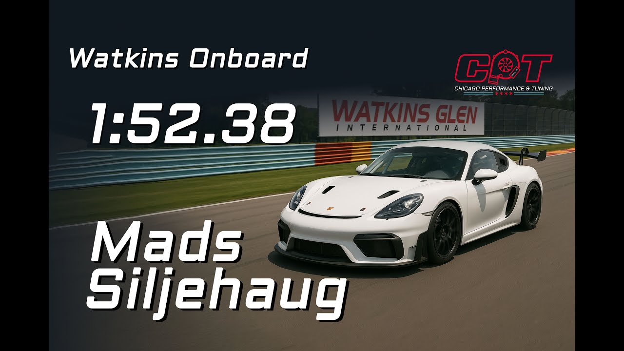 WATKINS GLEN ONBOARD | Porsche 718 GT4 RS Clubsport | Mads Siljehaug