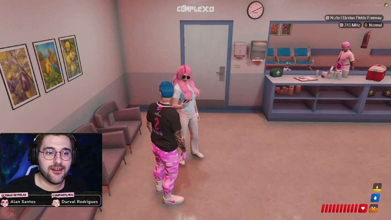 Batata surta vendo pernilonga de voz doce dando em cima do Chunin - Park Tiffany GTA RP