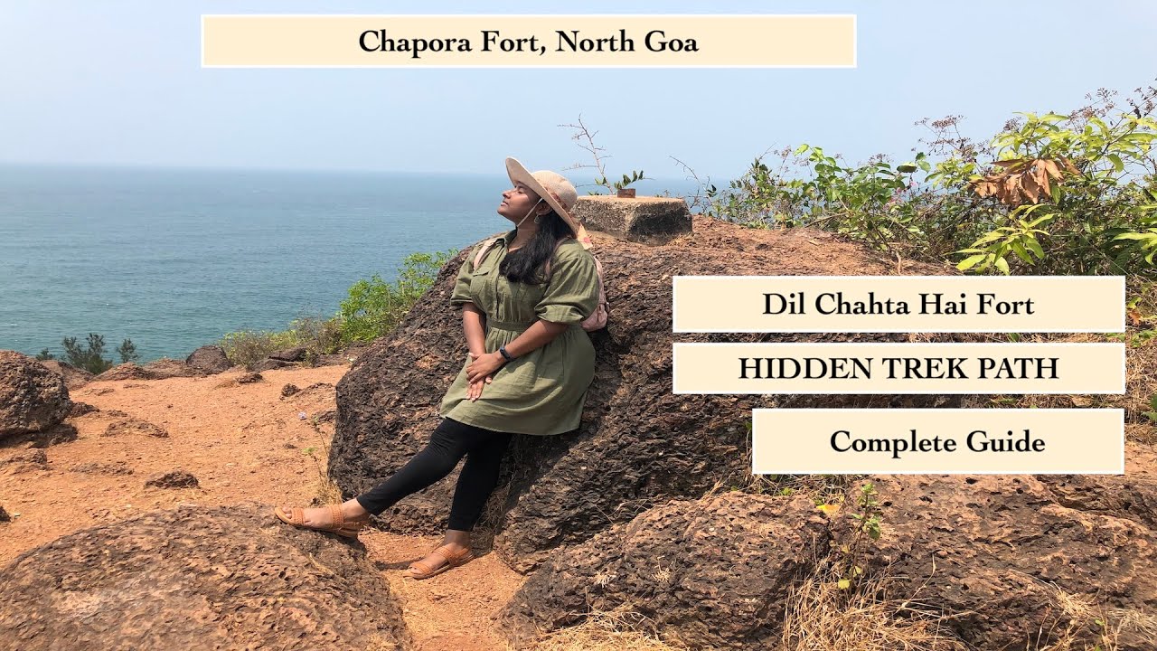 Chapora Fort, Goa Vlog | Exploring HIDDEN Trek point | Famous fort from Dil Chahta Hai movie