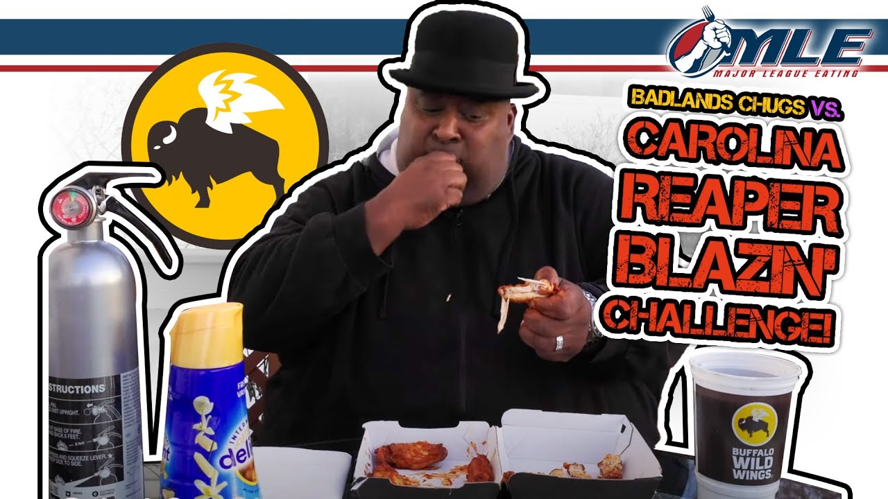 Badlands vs The Buffalo Wild Wings Carolina Reaper Blazin' Challenge!