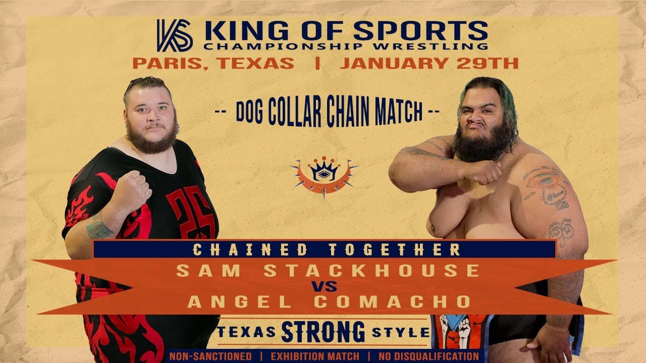 Sam Stackhouse vs Angel Comacho | Paris,Tx | King of Sports Championship Wrestling