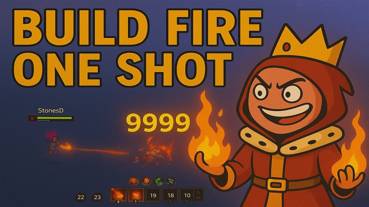🔥 ONE SHOT FIRE BUILD THIS IS STRONG! | Warborne