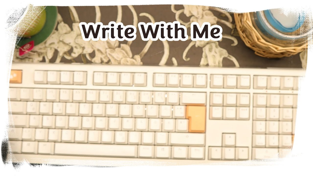 Write with me! #5 - Real time Writing session (no music, typing sounds, productivity, asmr)