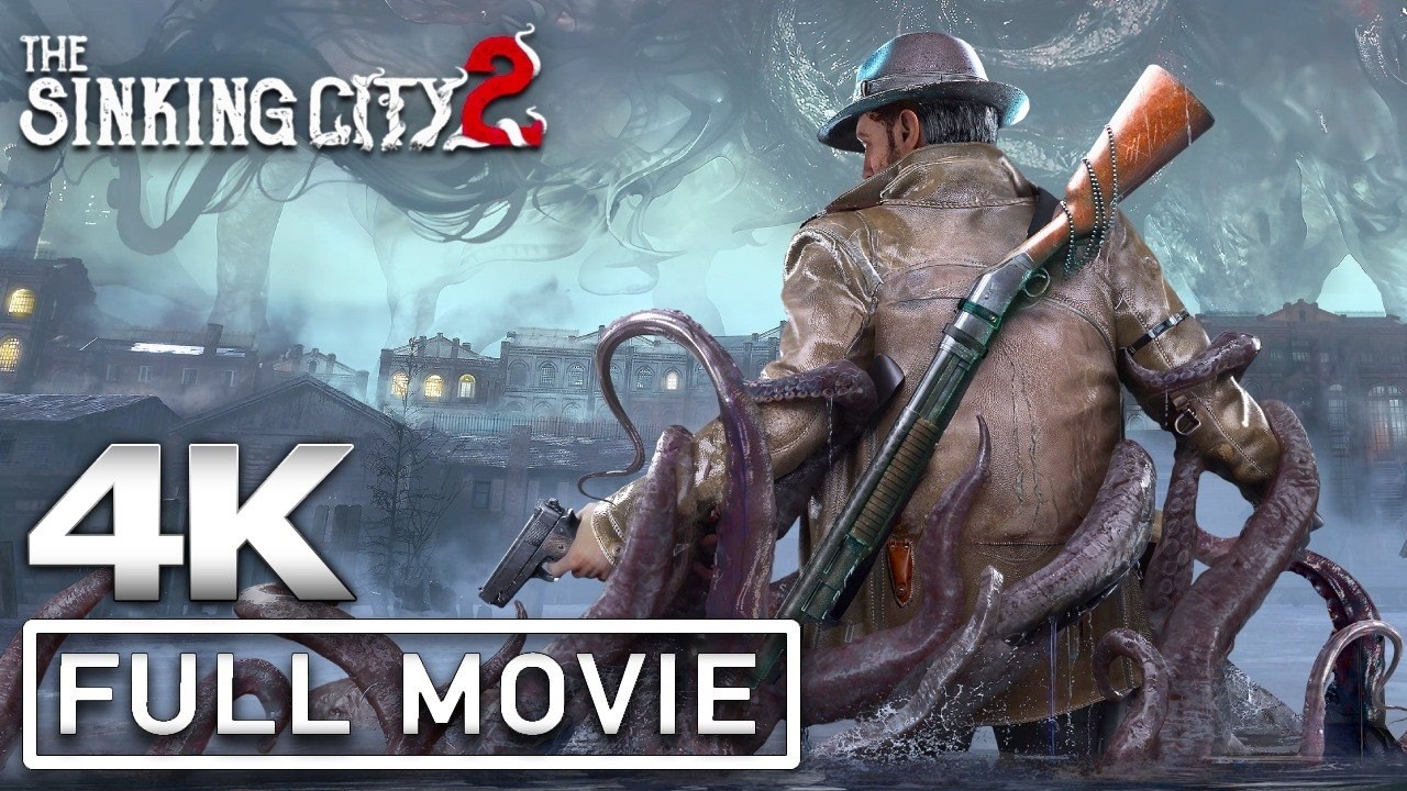 THE SINKING CITY 2 All Cutscenes (Full Game Movie) 4K 60FPS Ultra HD