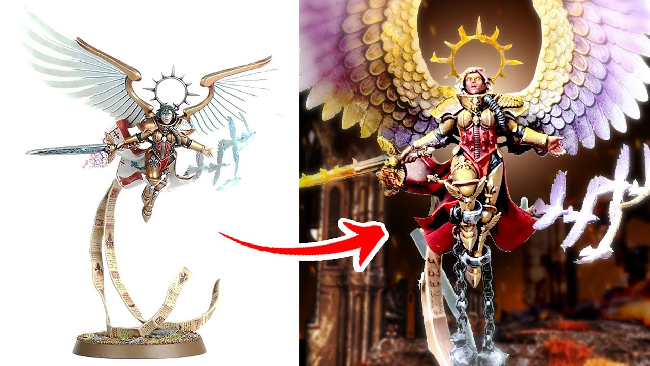 I FIXED Warhammer's Saint Celestine - Epic 40K Diorama Conversion!