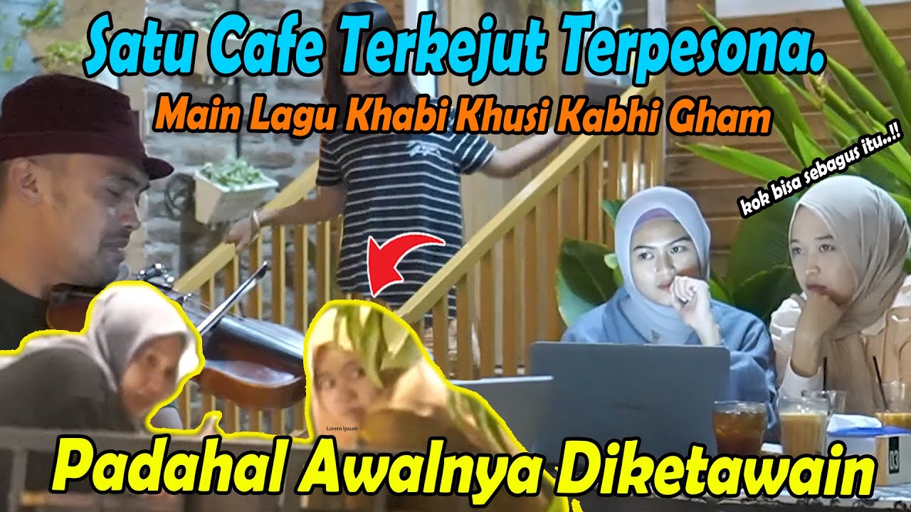 Satu Cafe Terkejut Terpesona, Main Lagu Khabi Khusi Kabhi Gham, Padahal Awalnya Diketawain.