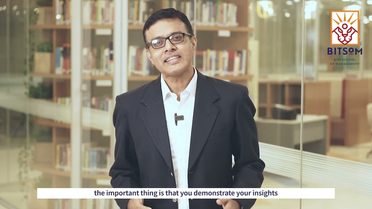 BITSoM MBA Admission Insights - What we look for | Narottam Kishore, Head - Admissions and Outreach