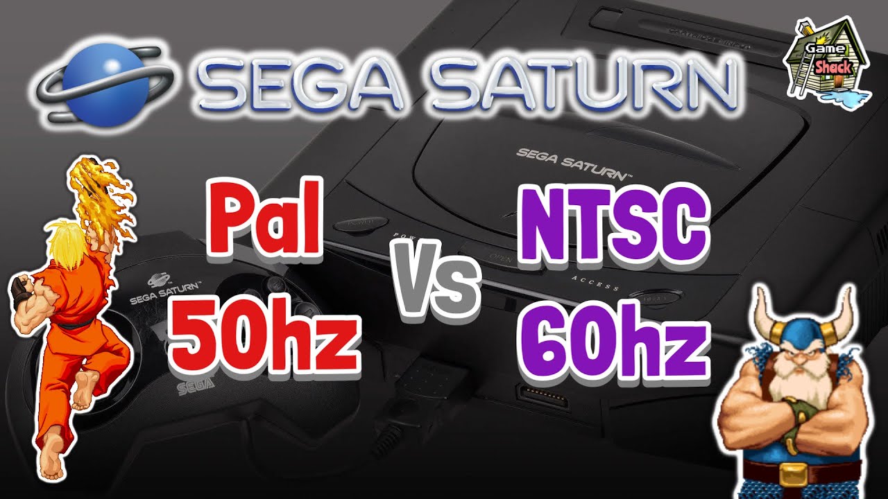 50hz vs 60hz on the Sega Saturn!