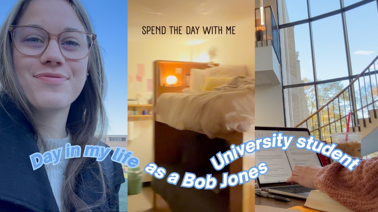 Come with me for a day as a Bob Jones University student | dorm life, class, studying, artist series